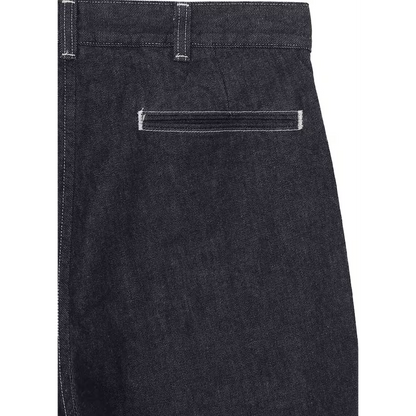 Ground Y×EDWIN 11oz INDIGO DENIM WIDE-TUCK PANTS WITH TAB DETAIL