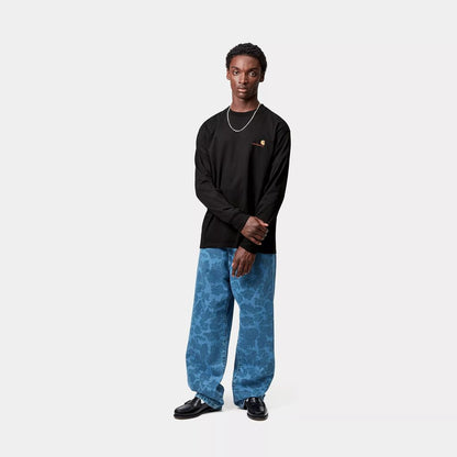 CARHARTT WIP  L/S AMERICAN SCRIPT T-SHIRT