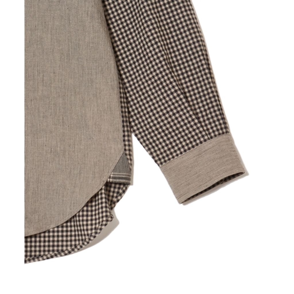 SUGARHILL CS LINEN BIG SHIRT CRAZY PATTERN
