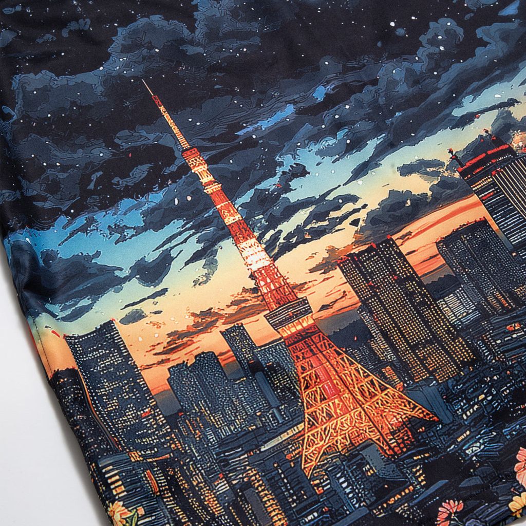 APPLEBUM "TOKYO SUNSET” ALOHA SHIRT