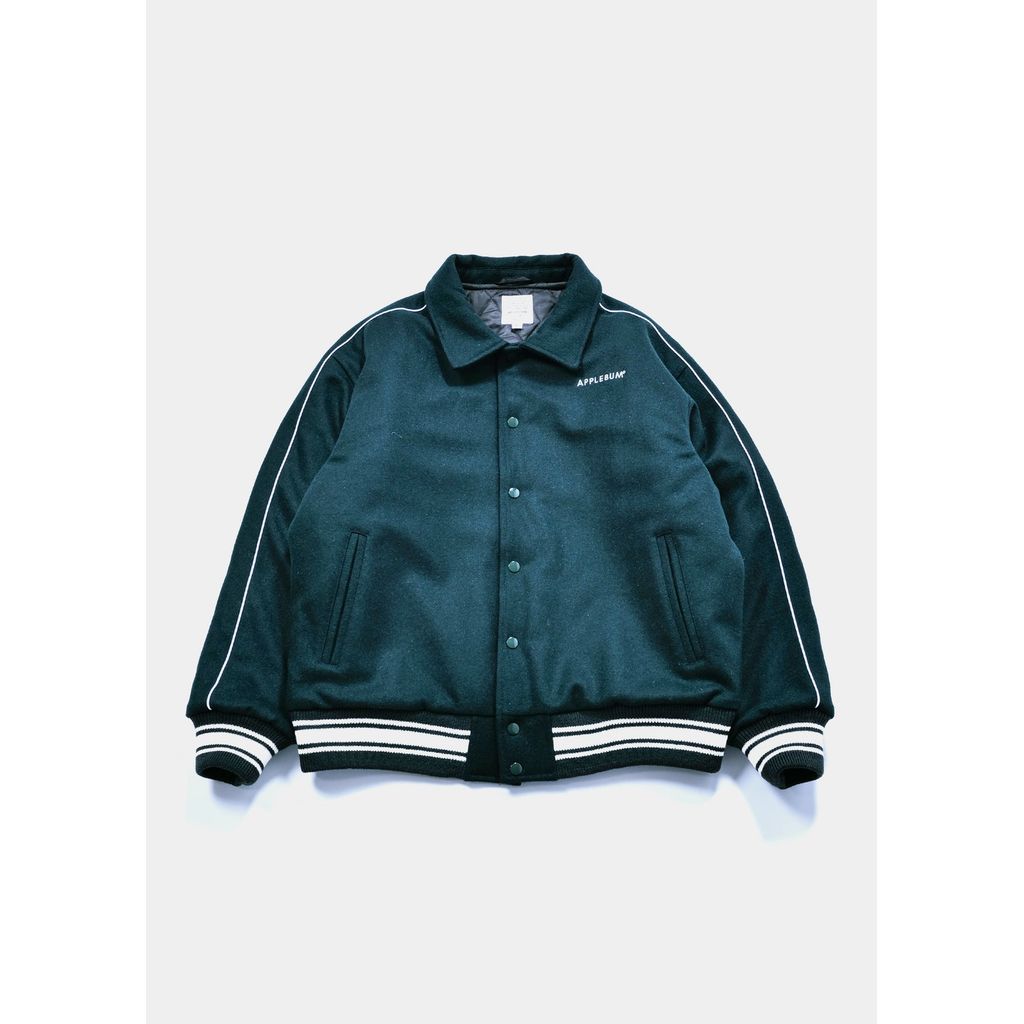 APPLEBUM COLLARED MELTON STADIUM JACKET / 2520604