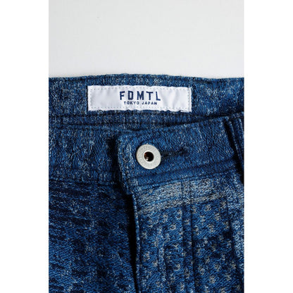 FDMTL BORO JAQUARD WIDE PANTS RINSE