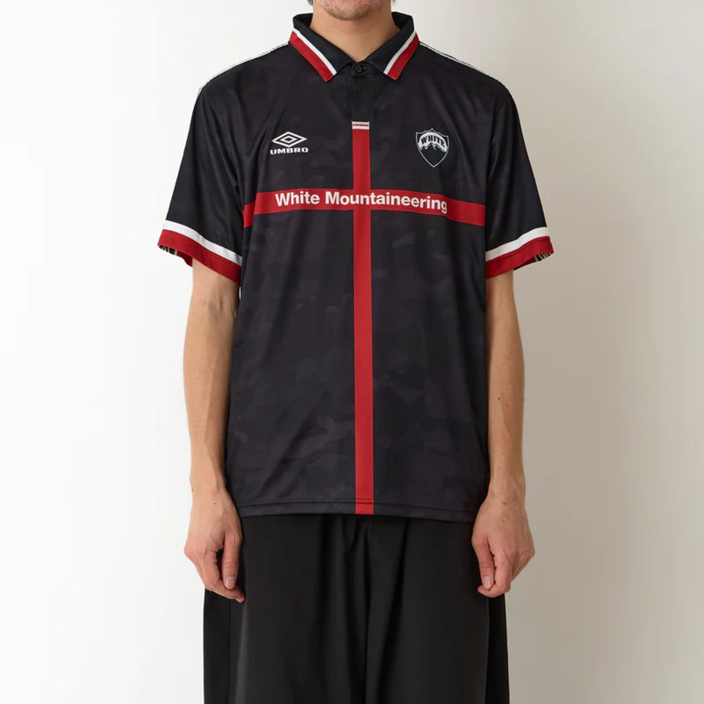 WHITE MOUNTAINEERING WM×UMBRO UNIFORM T-SHIRT – MAROON WEBSTORE