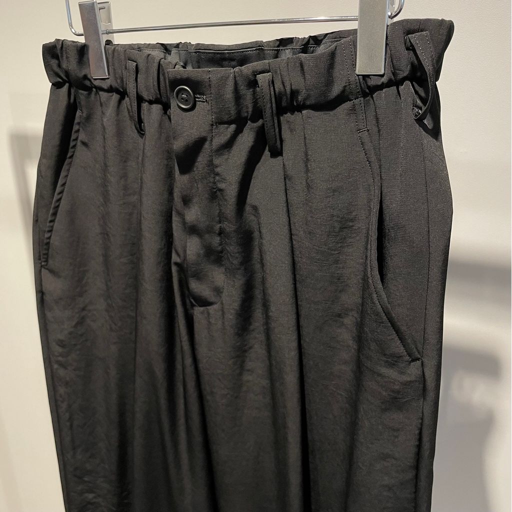 Y's for men TA TUXEDO PANTS WITH WAIST STRING