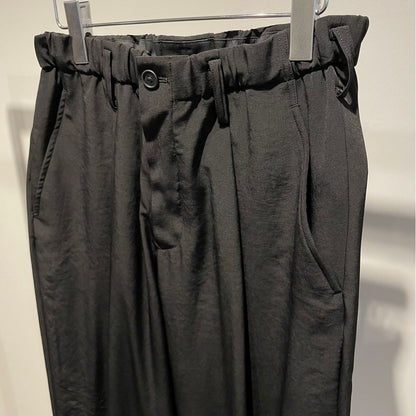 Y's for men TA TUXEDO PANTS WITH WAIST STRING