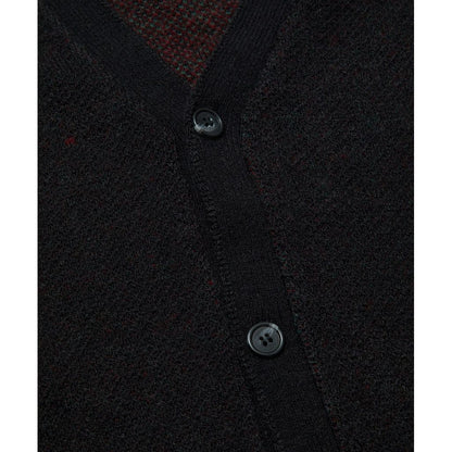 BAL JACQUARD WOOL CARDIGAN