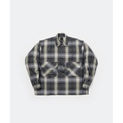 DAIWA PIER39 TECH SPORTS OPEN COLLAR SHIRT L/S BIG TARTAN BE-81026W