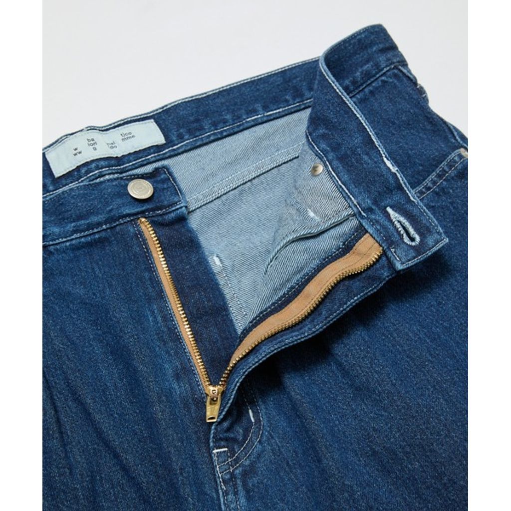 BAL 12OZ STRAIGHT LEG 5P WASHED JEAN