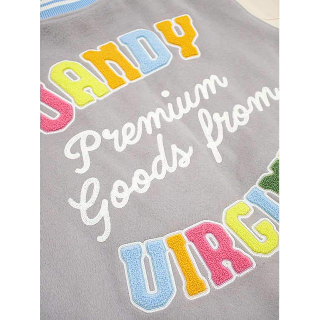 VANDY THE PINK VTECH GOODS VARSITY（GREY/MULTI）