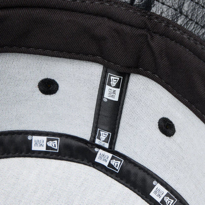 NEW ERA バケット01 Synthetic Leather シンセティックレザー ブラック