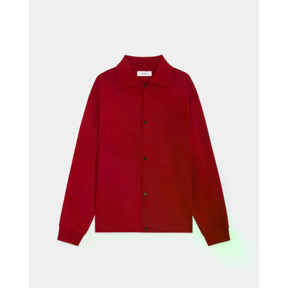 marka  Super 100s Washable Wool Jersey / Shirt Cardigan