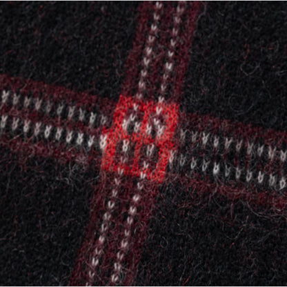 RATS MOHAIR CHECK CARDIGAN
