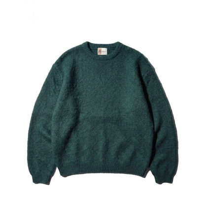 TOWNCRAFT MOHAIR SHAGGY CREW SWEATER