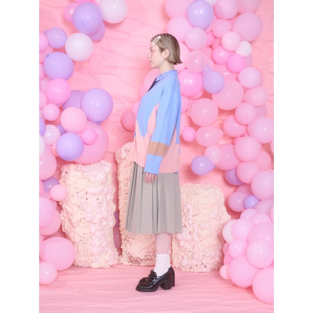 THOMAS MAGPIE logo knit cardigan