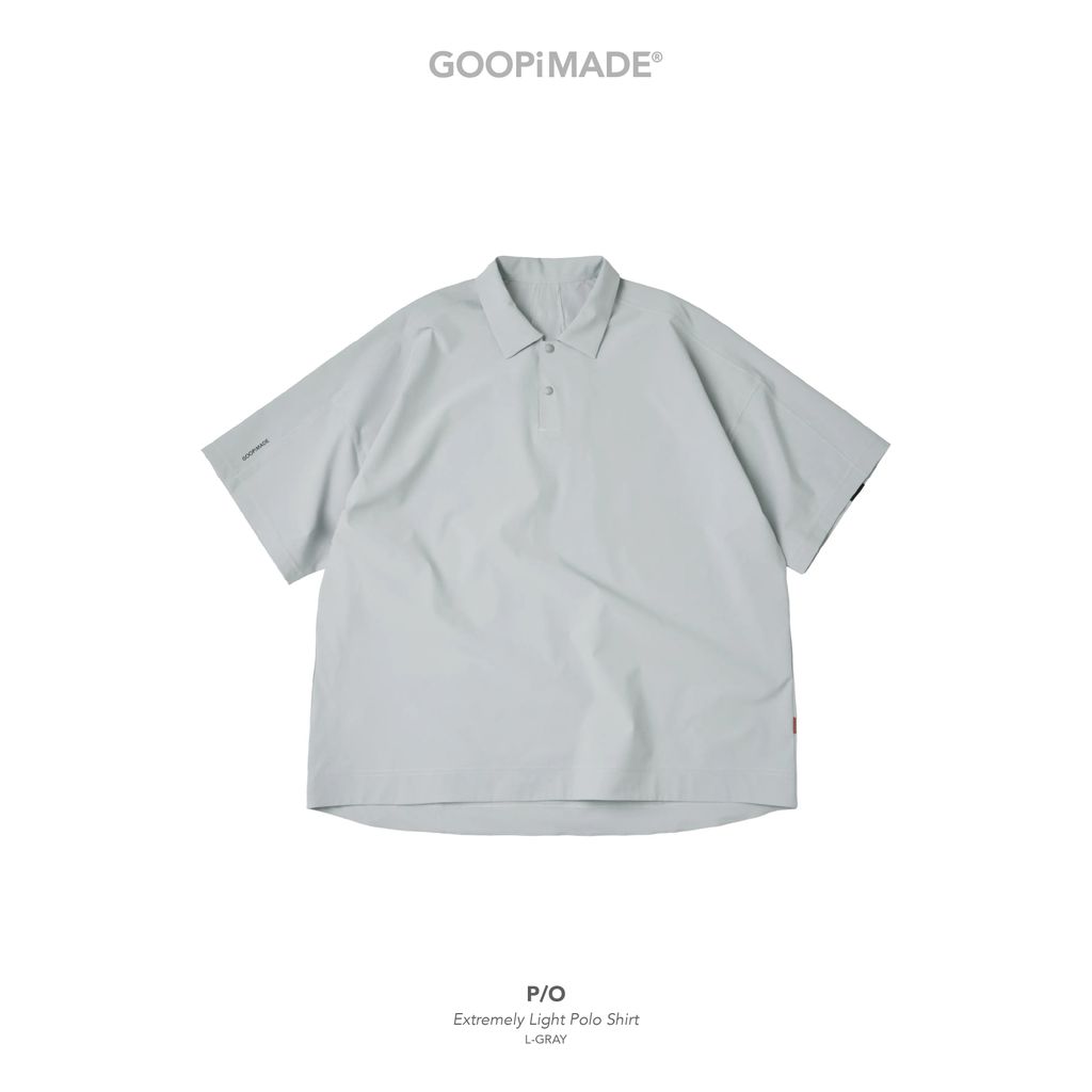 GOOPiMADE P/O - Extremely Light Polo Shirt