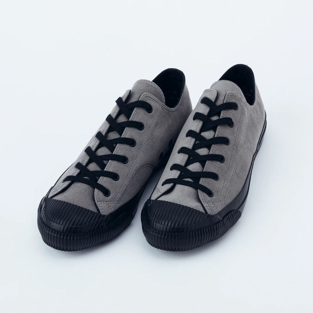 PRAS SHELLCAP LOW VEGAN SUEDE / GRAY×BLACK