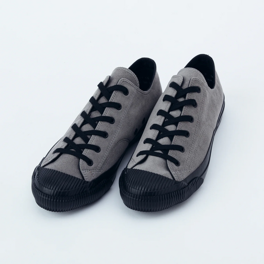 PRAS SHELLCAP LOW VEGAN SUEDE / GRAY×BLACK