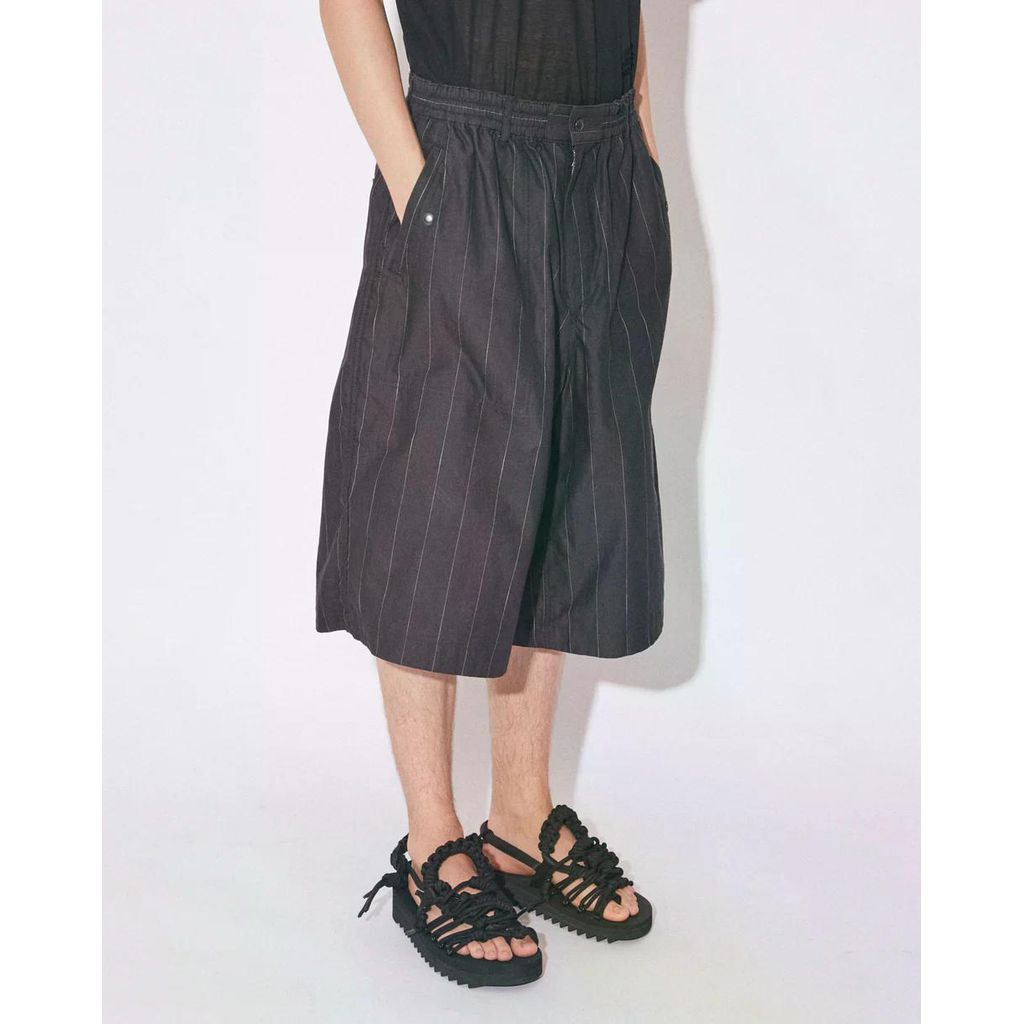 beautiful people cotton stripesuiting reversible shorts