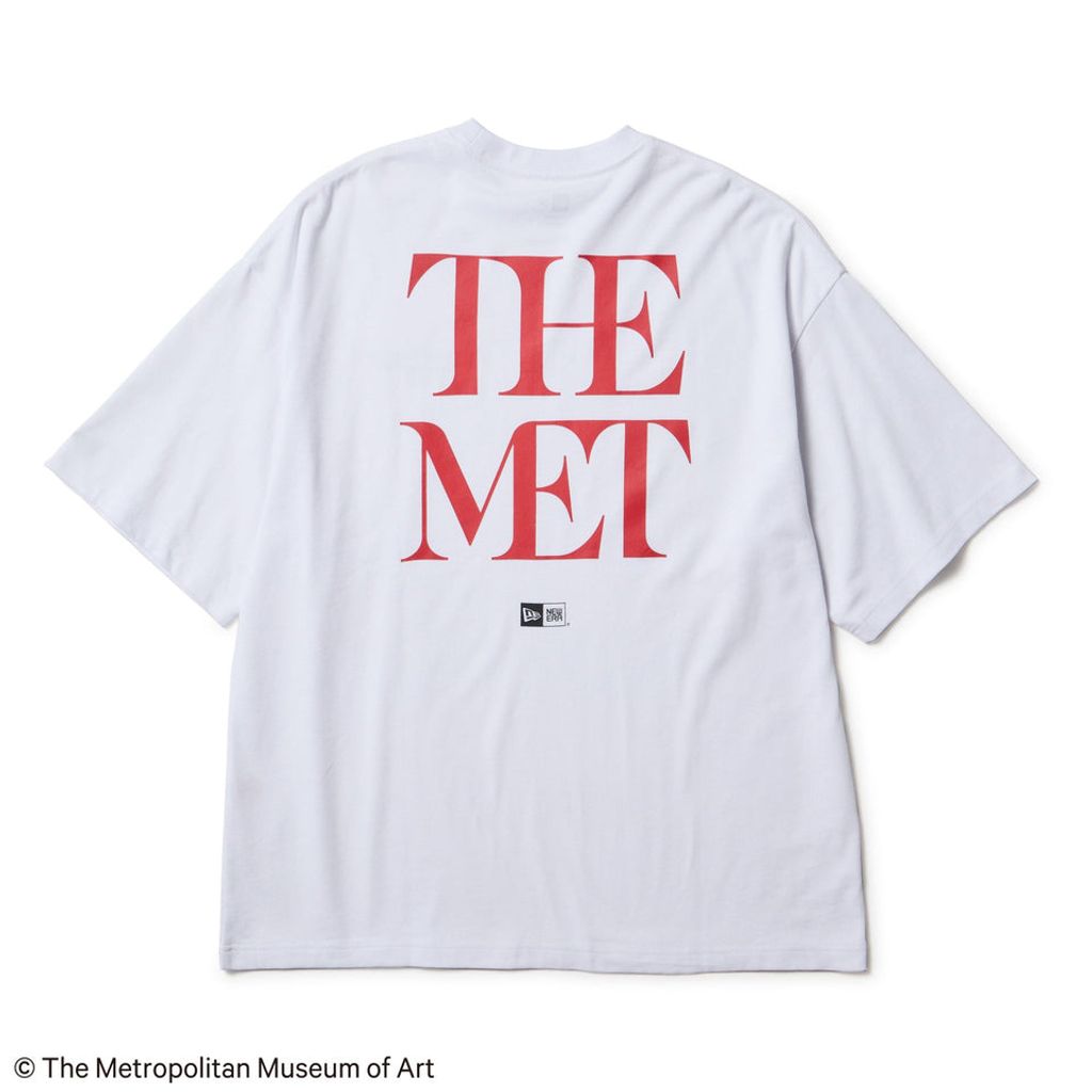 NEW ERA  半袖 オーバーサイズド コットン Tシャツ The Met ホワイト