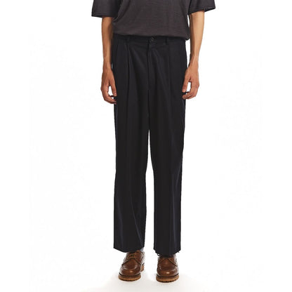 MARKAWARE  CLASSIC FIT DOUBLE PLEATED TROUSERS