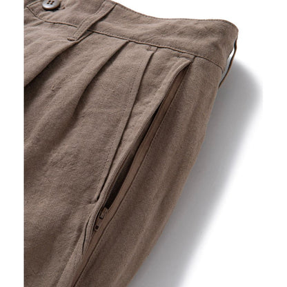 BEDWIN & THE HEARTBREAKERS 10L LINEN WIDE PANTS "WYLER"