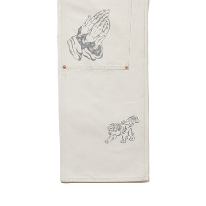 SUGARHILL TATTOO FLASH PRINT MODERN DENIM PAINTER