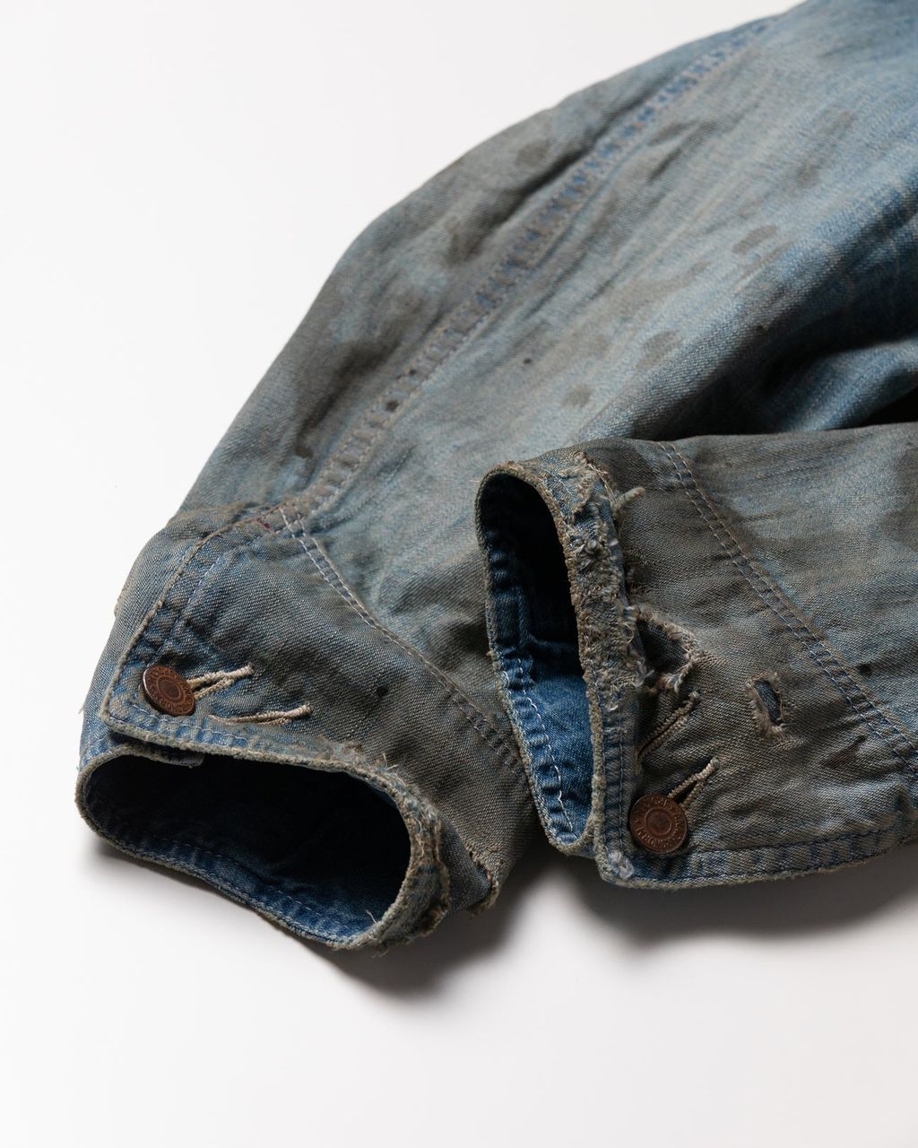 ANACHRONORM DAMAGED LIGHToz BM DENIM COVERALL