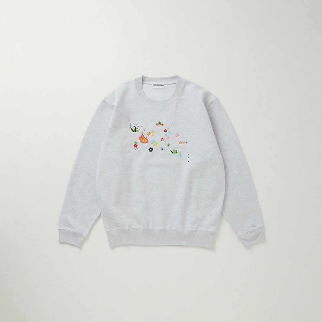 NICK GEAR Sample embroidery sweat