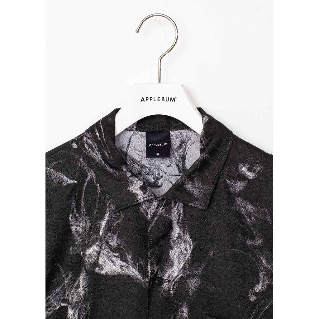 APPLEBUM DEATH ROW RECORDS L/S SHIRT-SMOKE