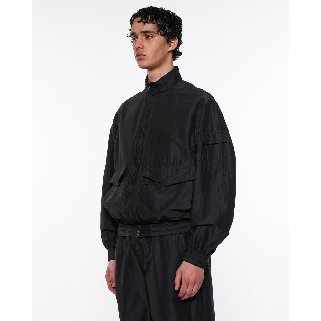 marka Wool Silk High Count Typewriter Flight Jacket