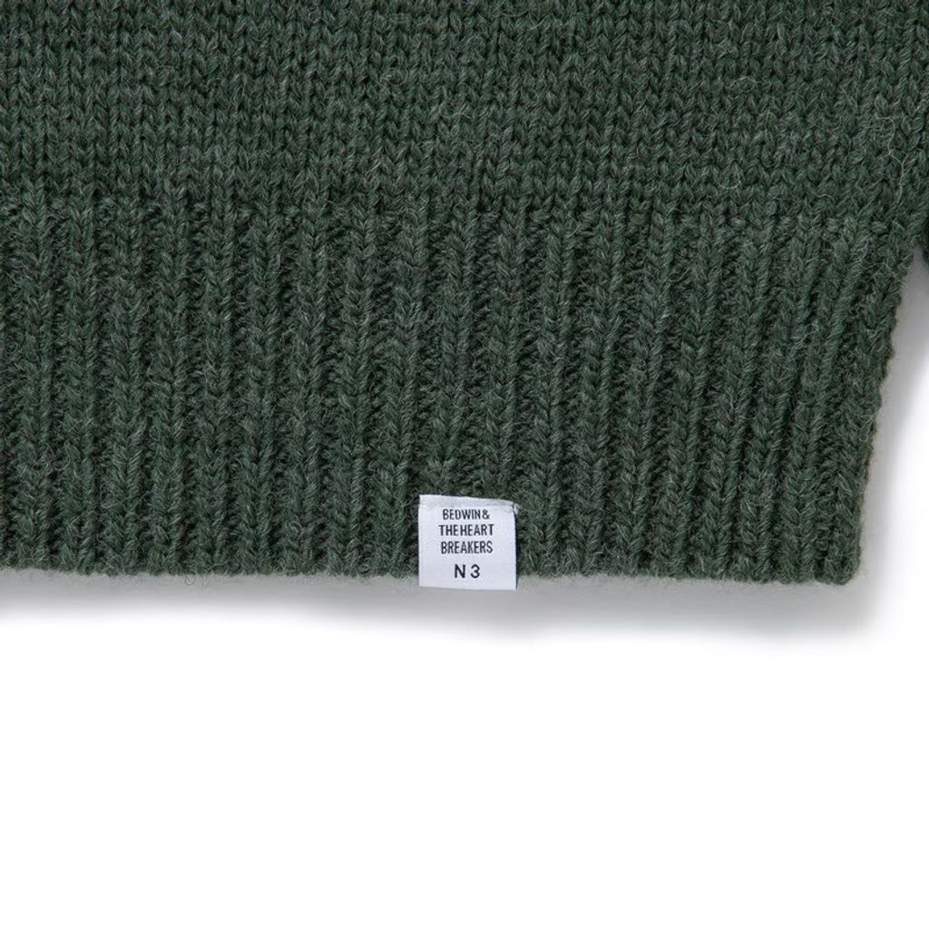 BEDWIN & THE HEARTBREAKERS L/S C-NECK JACQUARD SWEATER "DOYLE"