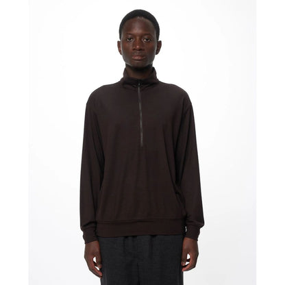 marka  Super 100s Washable Wool Jersey / Half-Zip Stand