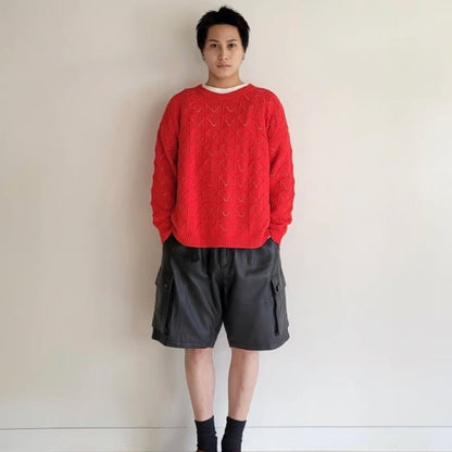 VOO VJQ KNIT （RED)