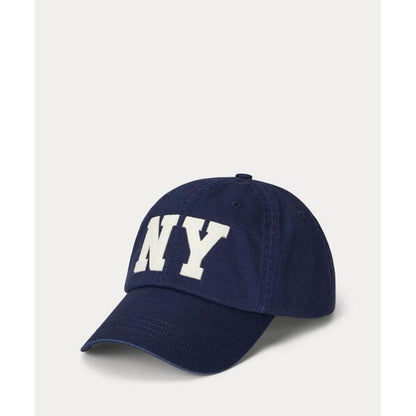 POLO RALPH LAUREN NY パッチ ツイル ボール キャップ（NAVY）