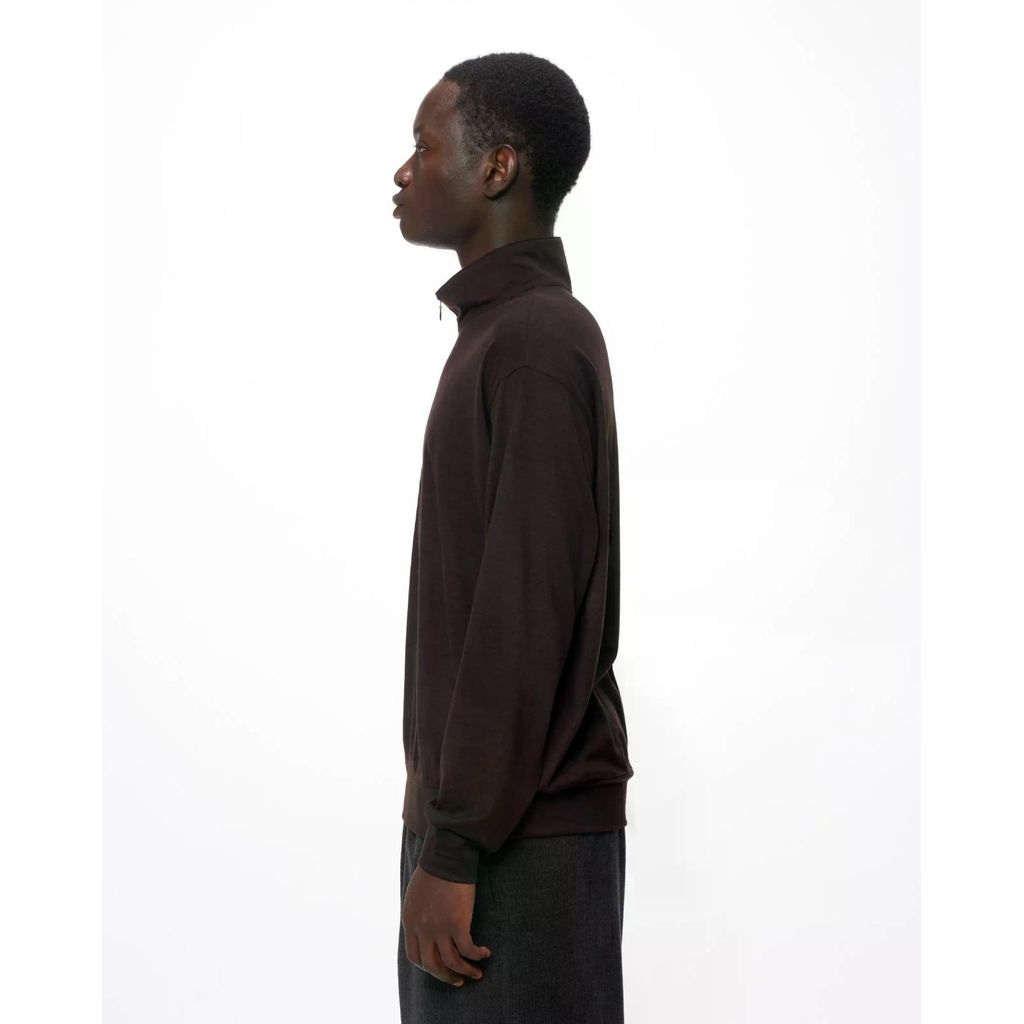 marka  Super 100s Washable Wool Jersey / Half-Zip Stand