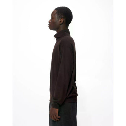 marka  Super 100s Washable Wool Jersey / Half-Zip Stand