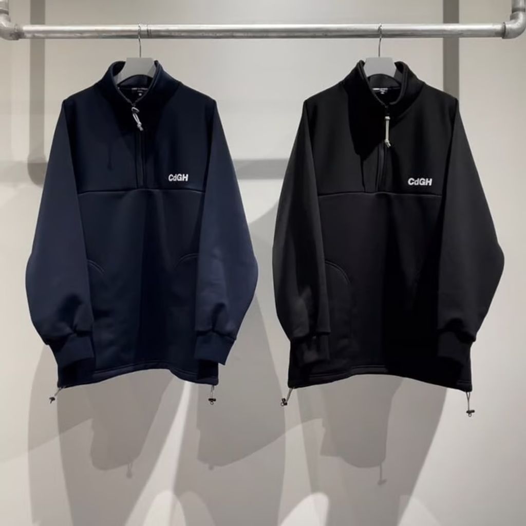 COMME des GARCONS HOMME CdGH エステル裏毛 プルオーバー（NAVY