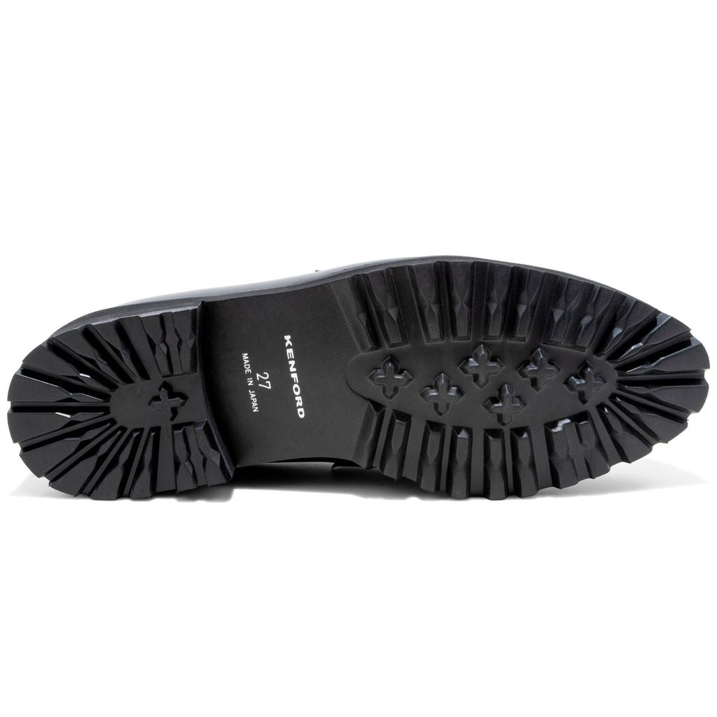 KENFORD MENS TANK SOLE LOAFERS / BLACK PAISLEY