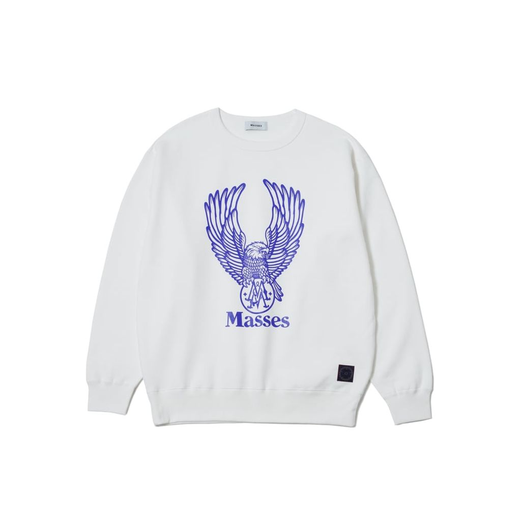 M&M × MASSES  SWEAT CREW EAGLE M