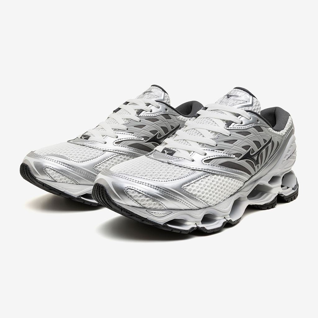 MIZUNO WAVE PROPHECY LS(ホワイト×チャコール×シルバー)