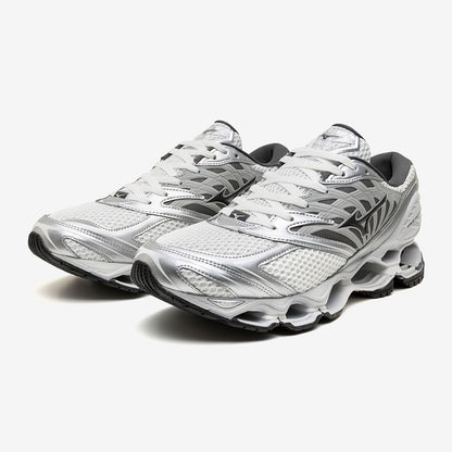 MIZUNO WAVE PROPHECY LS(ホワイト×チャコール×シルバー)
