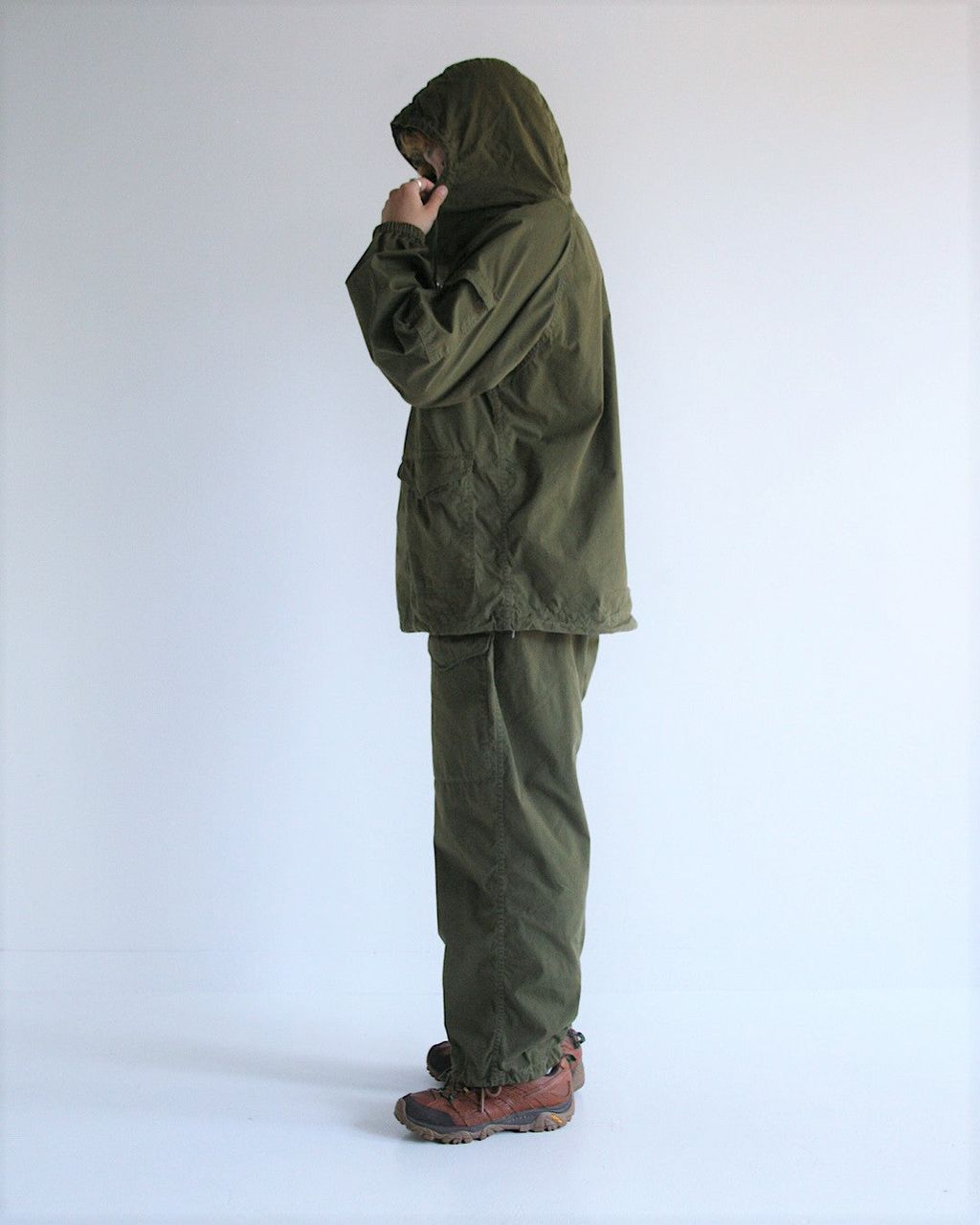 ANACHRONORM AN273 MILITARY ANORAK PULLOVER JACKET OLIVE