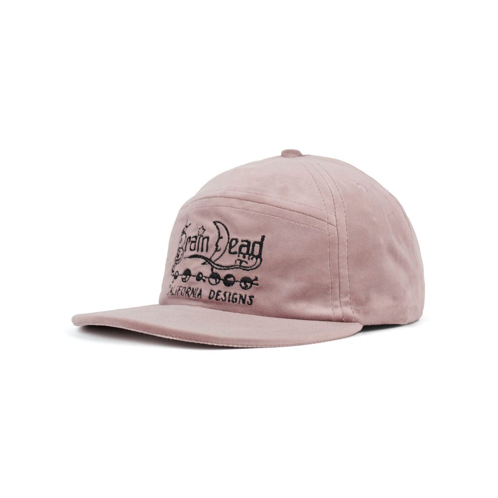 BRAIN DEAD  Velveteen Curved Front 6 Panel Hat