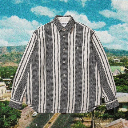 HOMBRE NINO MEXICAN STRIPE SHIRT