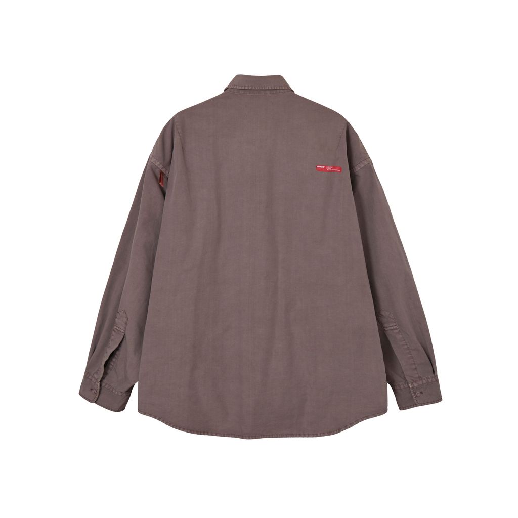 MAGIC STICK WIDE FIT UTILITY SHIRT (FADE RED BEAN)