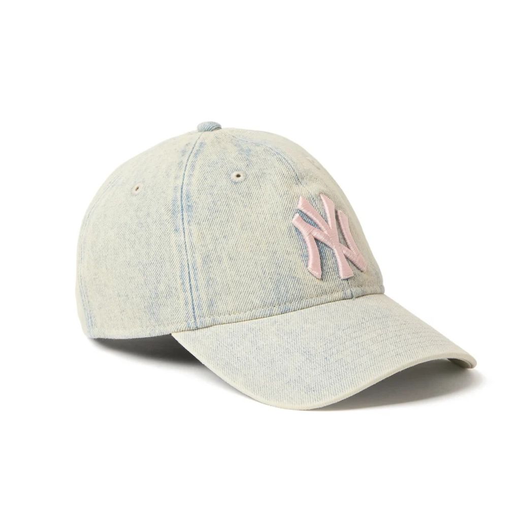 NEW ERA 9TWENTY Over Dye Denim ニューヨーク・ヤンキース ホワイト