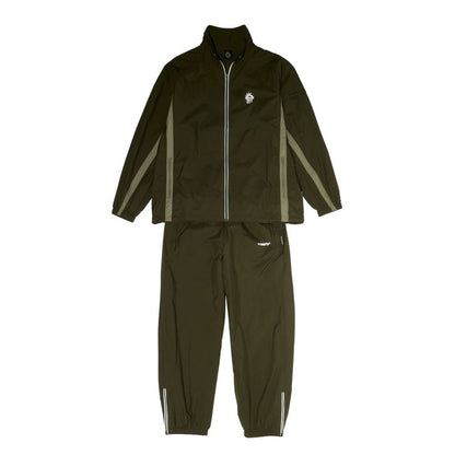 ALWAYTH / TRAINING JACKET ＆ PANTS SET / REFLECT PRINTED /  OLIVE
