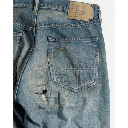 ANACHRONORM CONTEXT-001-R1 REGULAR TAPERED 5P PANTS INDIGO (REMAKE)