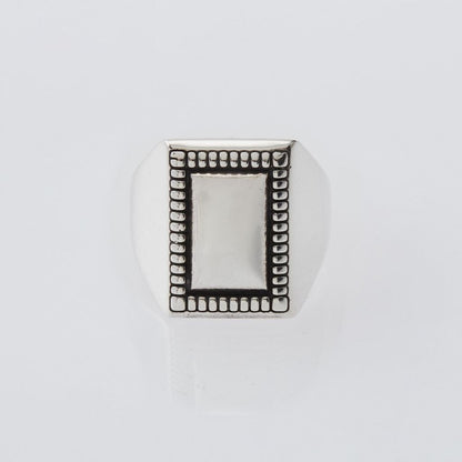 XOLO JEWELRY Square Mirror Ring