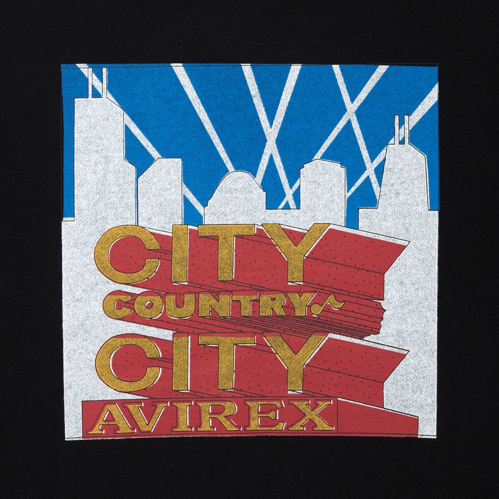 CITY COUNTRY CITY x AVIREX_SWEATSHIRT